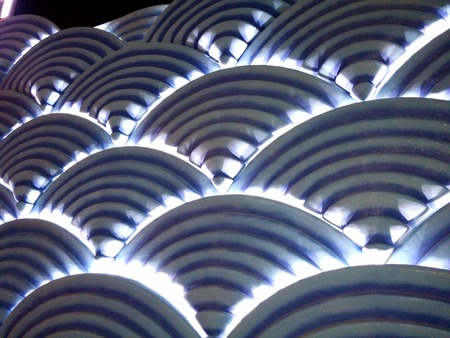 kuwait Pavilion made made texture in Global Village Dubai UAE