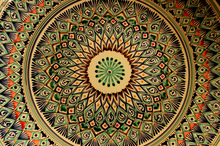 needlework serving plateの写真素材