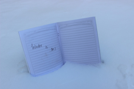 winter is onの写真素材