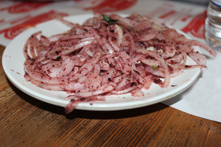 spicy onion picklesの写真素材