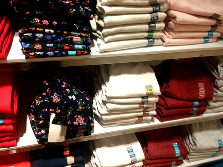 folded clothesのeditorial素材