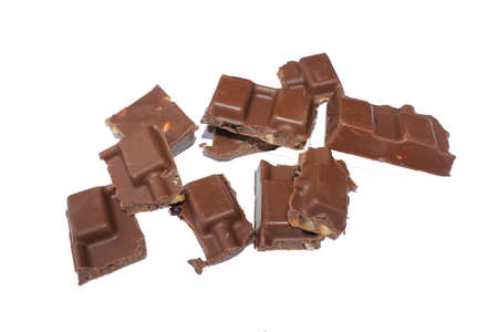 Tasty Chocolate Cubes and Barsの写真素材