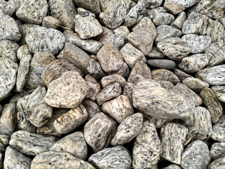 Stone pebbles texture background for interior exterior decoration and industrial construction...