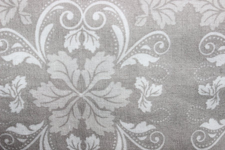 Fabric background with damask pattern. Vintage wallpaper or textile.の写真素材