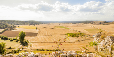 Landscape of Calatanazor, Soria, Spainの写真素材