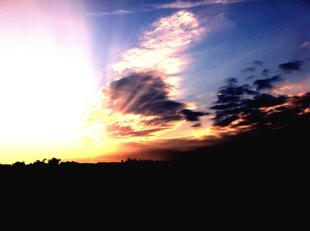 Spring sunsetの素材