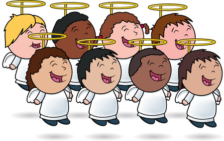 Angelic Kid's Choirのイラスト素材
