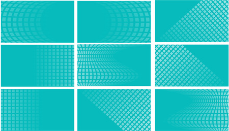 Blue Business Card Templates - vector illustrationsのイラスト素材