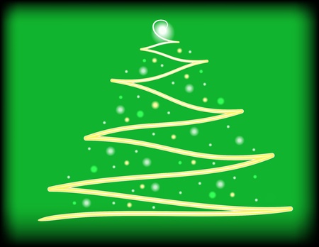 Abstract Christmas Tree Backgroundのイラスト素材
