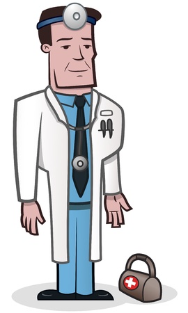 Doctor - illustrationのイラスト素材