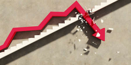 stock market concept image, 3d rendering