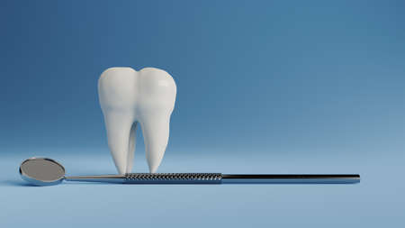 dental care 3d concept imageの写真素材