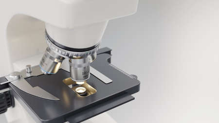 medical microscope 3d renderingの写真素材
