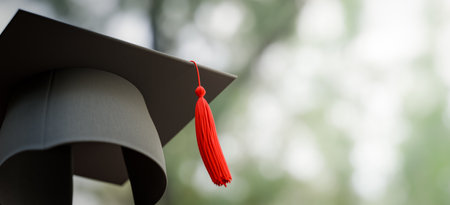 Curriculum graduation ceremony concept background, 3d renderingの写真素材