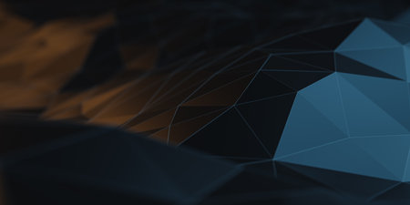 triangle shape abstract wallpaper backgrounds. 3d renderingの写真素材
