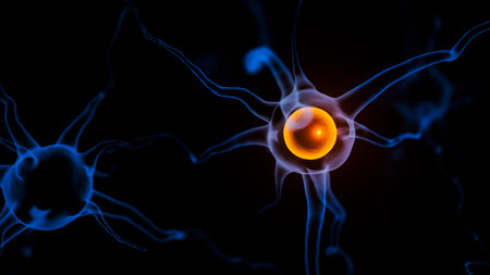 Neuron Cell Brain Neural Network Science Medical concepts. 3d renderingの写真素材