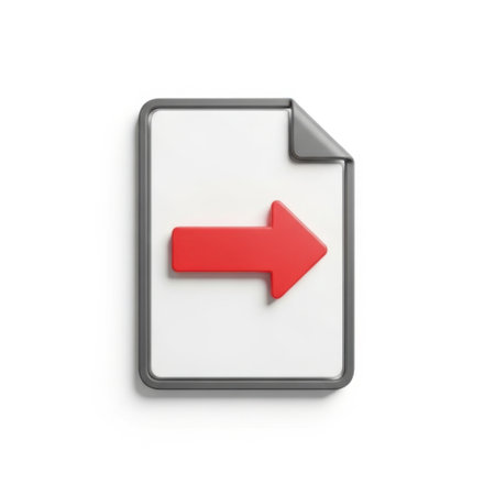 Red arrow icon isolated on white backgroundの素材