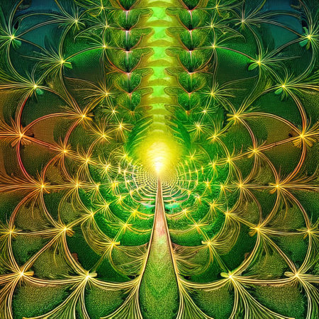 illustration abstract cannabis trip. high quality illustrationの写真素材