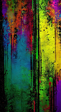 Colorful wooden background texture, multicolored planks wall. Old painted wood wall. Colored shabby wooden board. high quality illustrationの写真素材