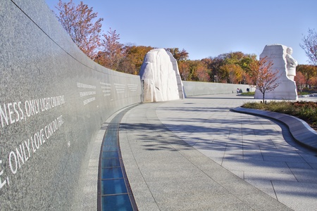 Martin Luther King Monument in Washington DC, USA 