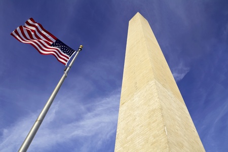 Washington Monument, Washington DC, United Statesの写真素材