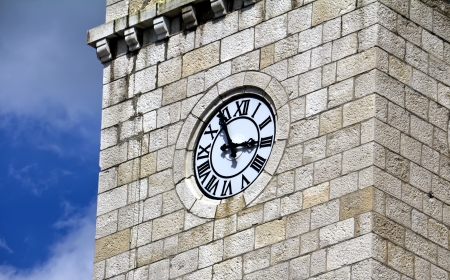 Old clock in Sarajevoの写真素材