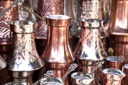 Turkish coffee pots の写真素材