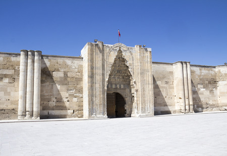 Sultanhani caravansary on the Silk Road, Turkeyの写真素材
