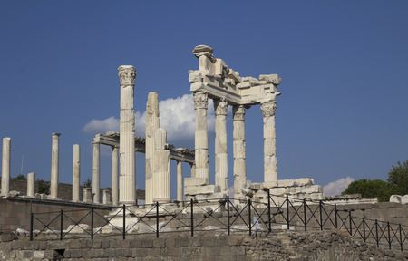ruins in ancient city of Pergamon, Turkey