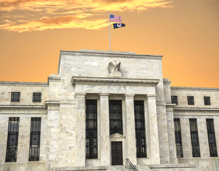 Federal Reserve Building, Washington DC, USAの写真素材