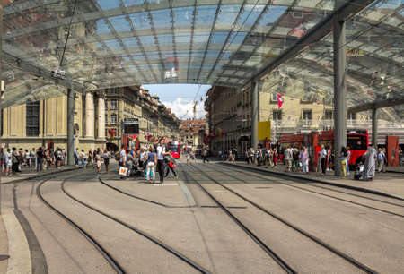 Bern city, unesco world heritage site, It is a popular shopping street and medieval city centre of...
