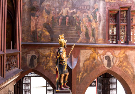 Rathaus, the Town Hall of Basel - Switzerland