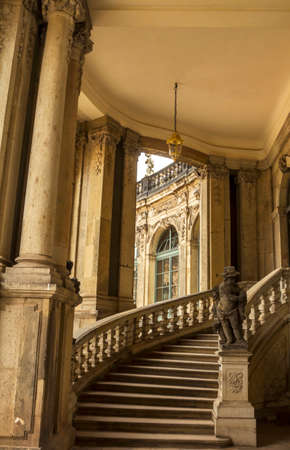 Zwinger palace, art gallery and museum in Dresden, Germany.のeditorial素材