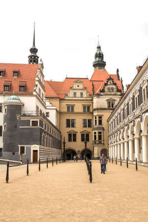 Dresden, Saxony / Germany : Dresden Castle in center of Dresden, Germanyのeditorial素材