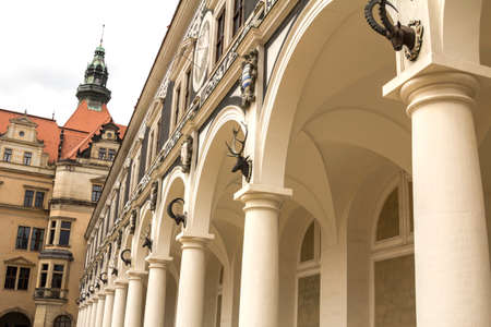 Dresden, Saxony / Germany : Dresden Castle in center of Dresden, Germanyのeditorial素材