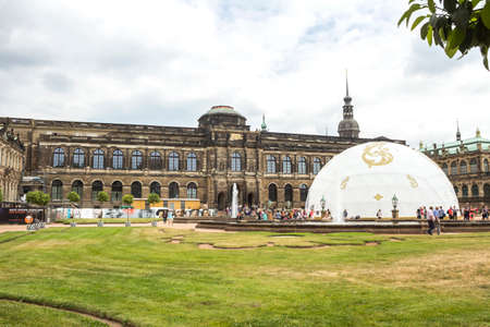 Zwinger palace, art gallery and museum in Dresden, Germany.のeditorial素材