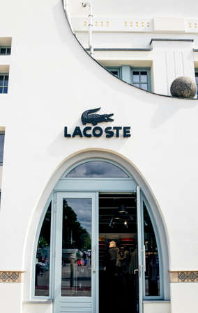 INGOLSTADT: The logo of the brand Lacoste