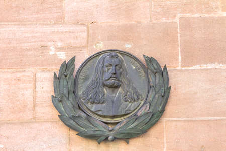 Germany, Nuremberg : Albrecht Durer's House. A famous building in the city for touristsのeditorial素材