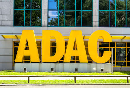 Nurnberg, Germany : ADAC symbol. Founded in 1903, the ADAC is an automobile club in Germany, the largest of Europeのeditorial素材