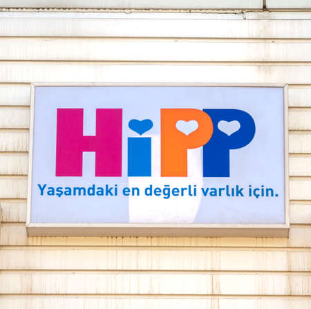 Izmir, Turkey : Hipp baby product store. HiPP has stood for ecological agriculture and HiPP was the...