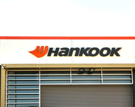 Hankook Tyres Logo Sign in Ankara, Turkey