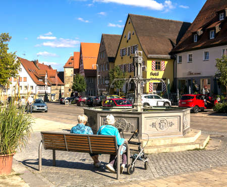 Altdorf bei Nurnberg -  famous historical old town, Bavaria, Germanyのeditorial素材