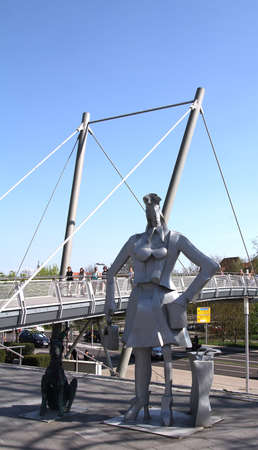 Ansbach, GERMANY: Scenic view of the Old Town architecture of Ansbach, Bavaria, Germanyのeditorial素材