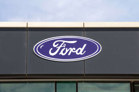 Ankara, Turkey : Ford dealership sign, Ford is the second largest U.S. based automakerのeditorial素材