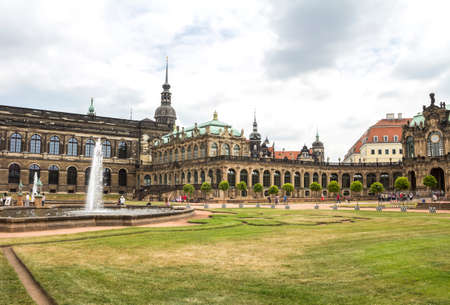 Zwinger palace, art gallery and museum in Dresden, Germany.のeditorial素材