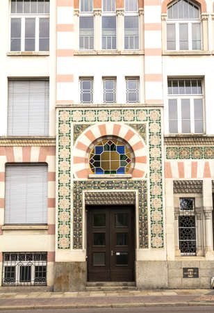 Dresden, Saxony / Germany - July 11, 2019: Yenidze Synagogue in Dresden, Saxony, Germanyのeditorial素材