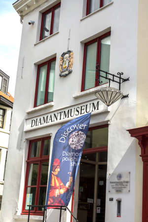 Bruges, Belgium : the famous Diamant (Diamond) Museumのeditorial素材