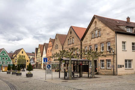 Roth, Germany - APR 27, 2019 : view of Roth, an old medieval town in Bavaria, Germanyのeditorial素材