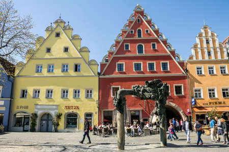 Weiden, GERMANY: Old town of Weiden in der Oberpfalzのeditorial素材
