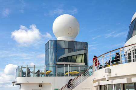 Hamburg, Germany: on the cruise ship AIDAperla, AIDAperla is the newest and most modern cruise ship of AIDA Cruises, one of ten brands owned by Carnival Corpのeditorial素材